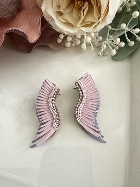 Mignonne Gavigan Midi Madeline Purple Lavender Earrings